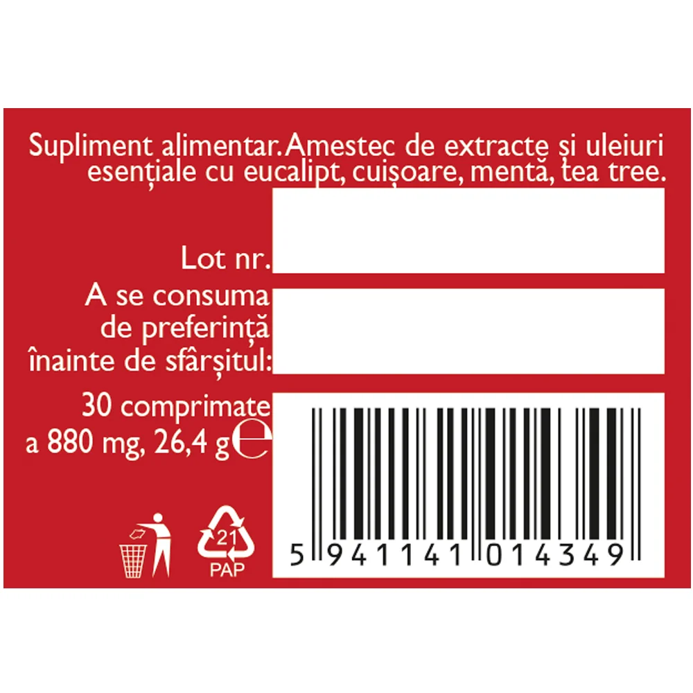 Biosept Protect A24, 30 comprimate, Fares