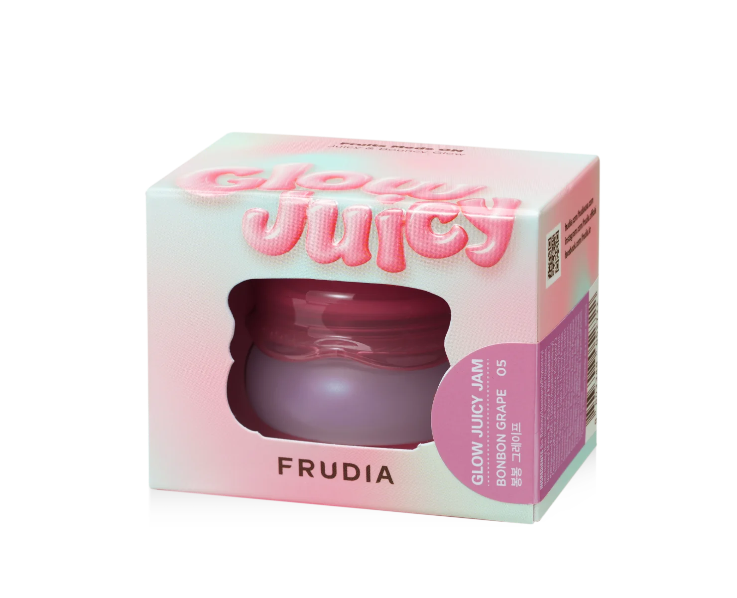 Balsam de buze glow juicy jam 05 Bonbon grape, 4.5g, Frudia