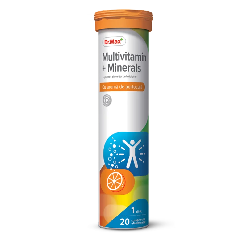 Dr. Max Multivitamine si minerale, 20 comprimate efervescente
