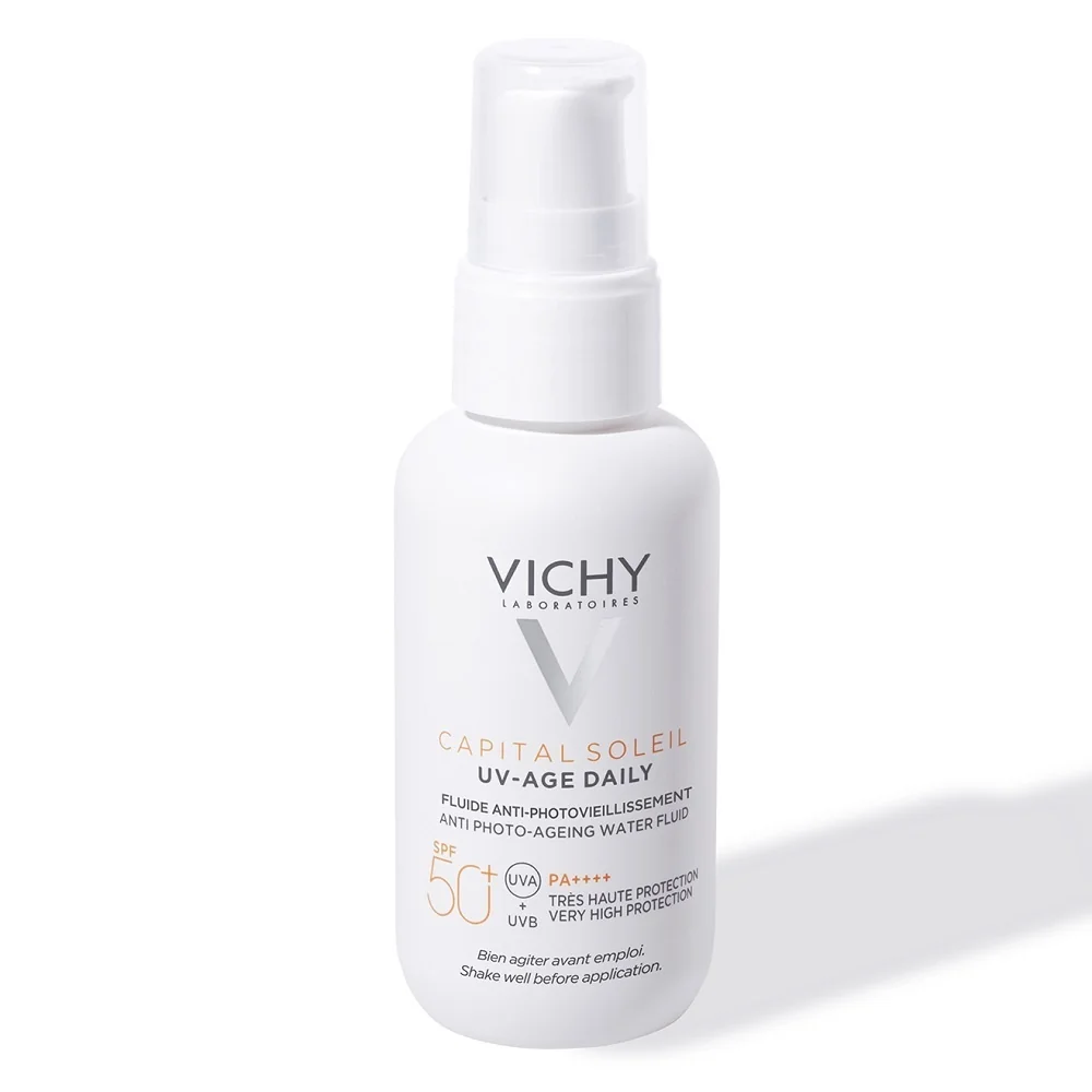 Fluid apos anti-fotoimbatranire cu SPF50+ Capital Soleil UV-AGE DAILY, 40ml, Vichy