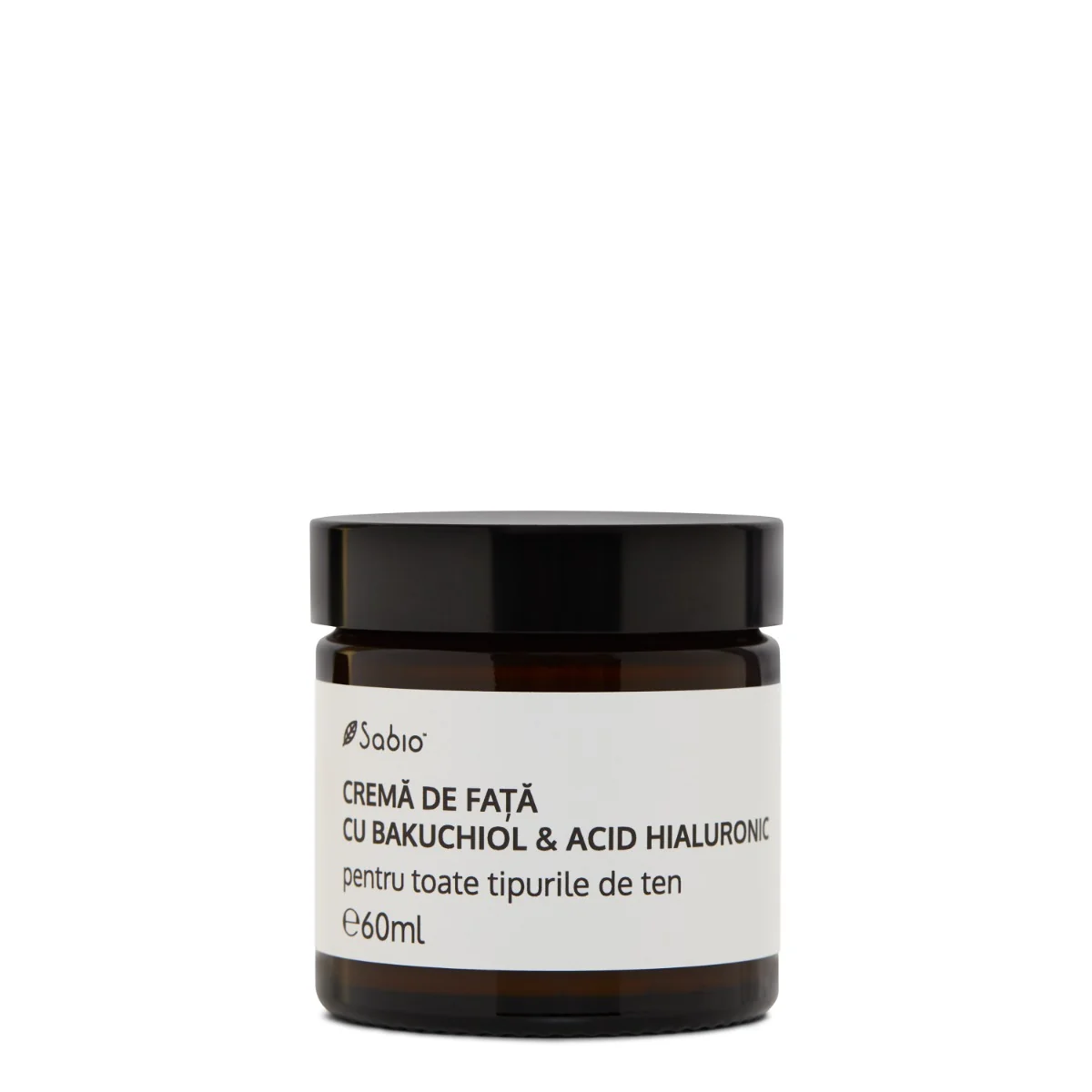 Crema de fata antioxidanta cu Bakuchiol si Hyaluron, 60ml, Sabio