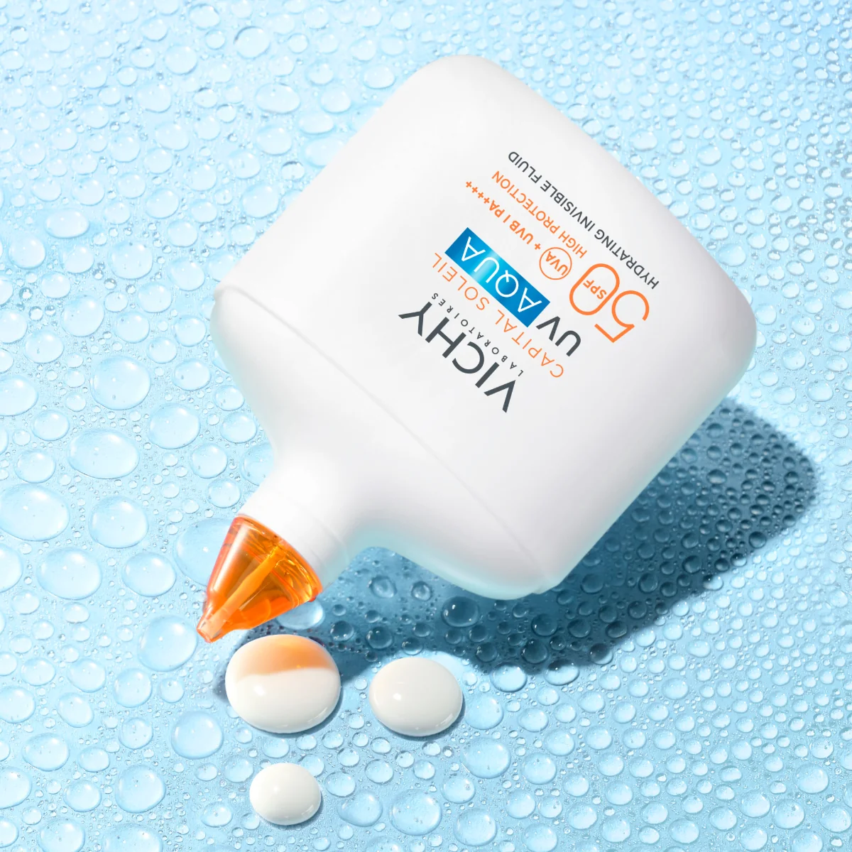 Fluid invizibil hidratant SPF 50 Capital Soleil UV AQUA, 50ml, Vichy