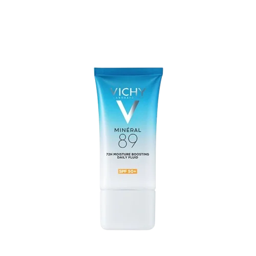 Fluid hidratant 72h cu acid hialuronic SPF50+ Minéral 89, 50ml, Vichy