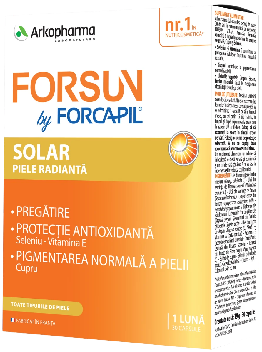 Forsun by Forcapil Solar, 30 capsule