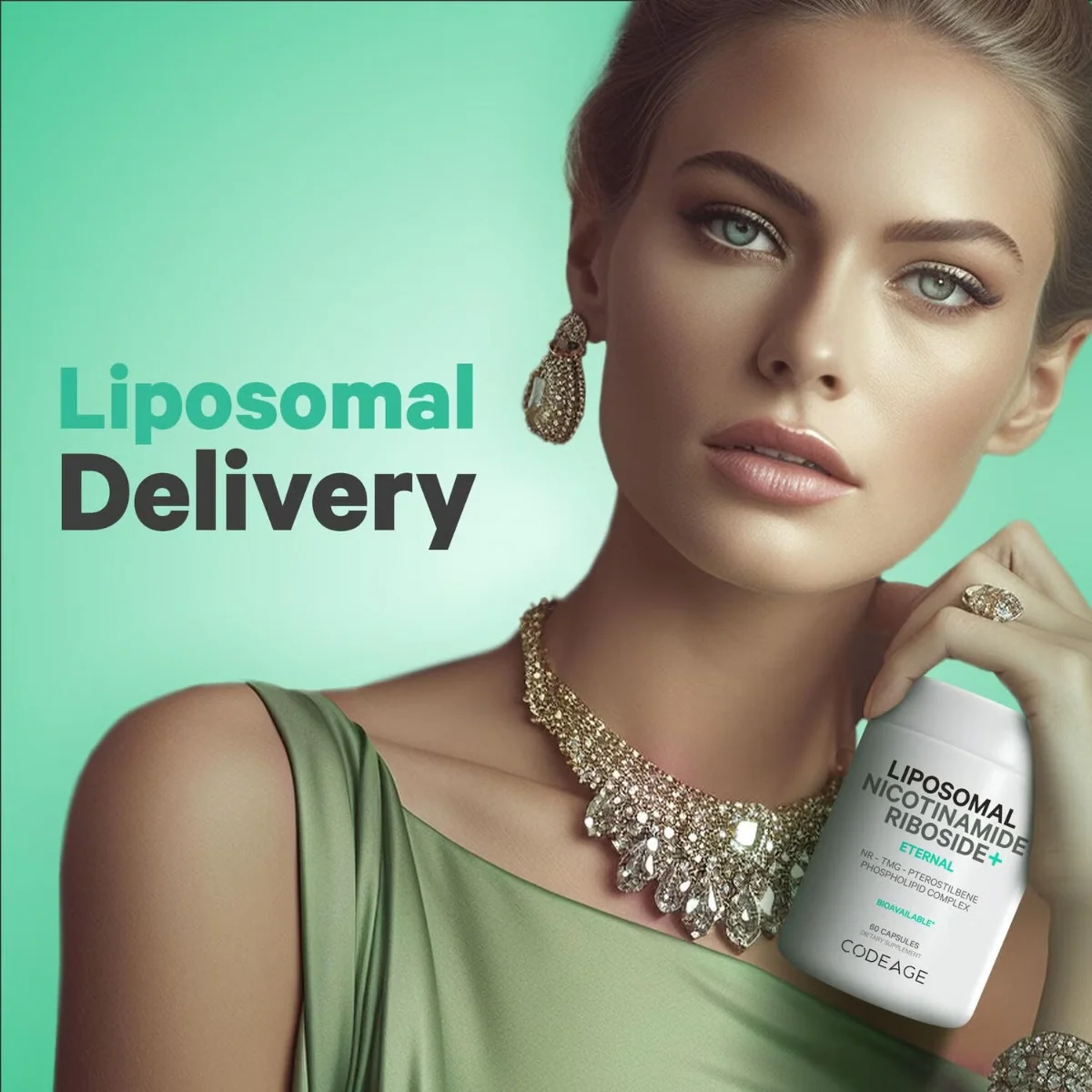 Liposomal Nicotinamide Riboside+ CodeAge, 60 capsule, GNC