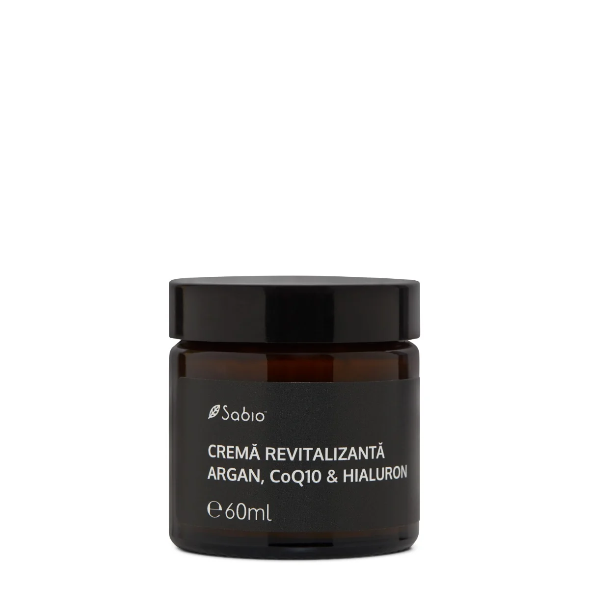 Crema revitalizanta pentru barbati cu argan + CoQ10 si hialuron, 60ml, Sabio