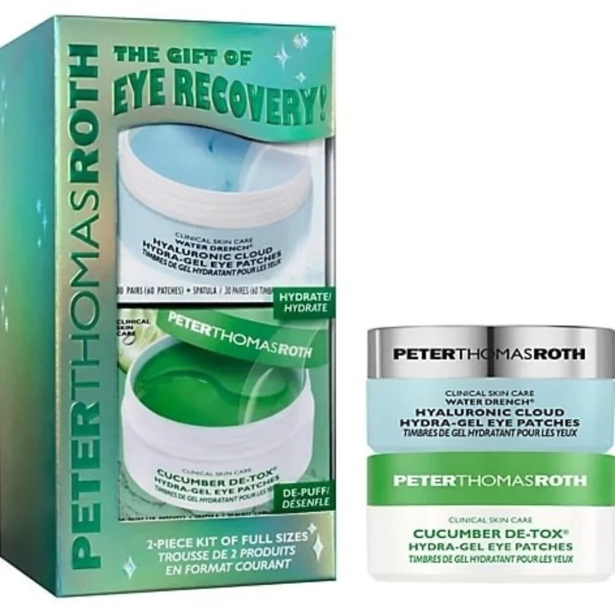 Pachet Plasturi pentru conturul ochilor Water Drench Hyaluronic, Peter Thomas Roth
