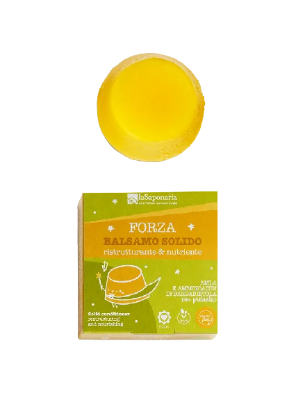 Balsam de par solid restructurant si hranitor, 40g, La Saponaria