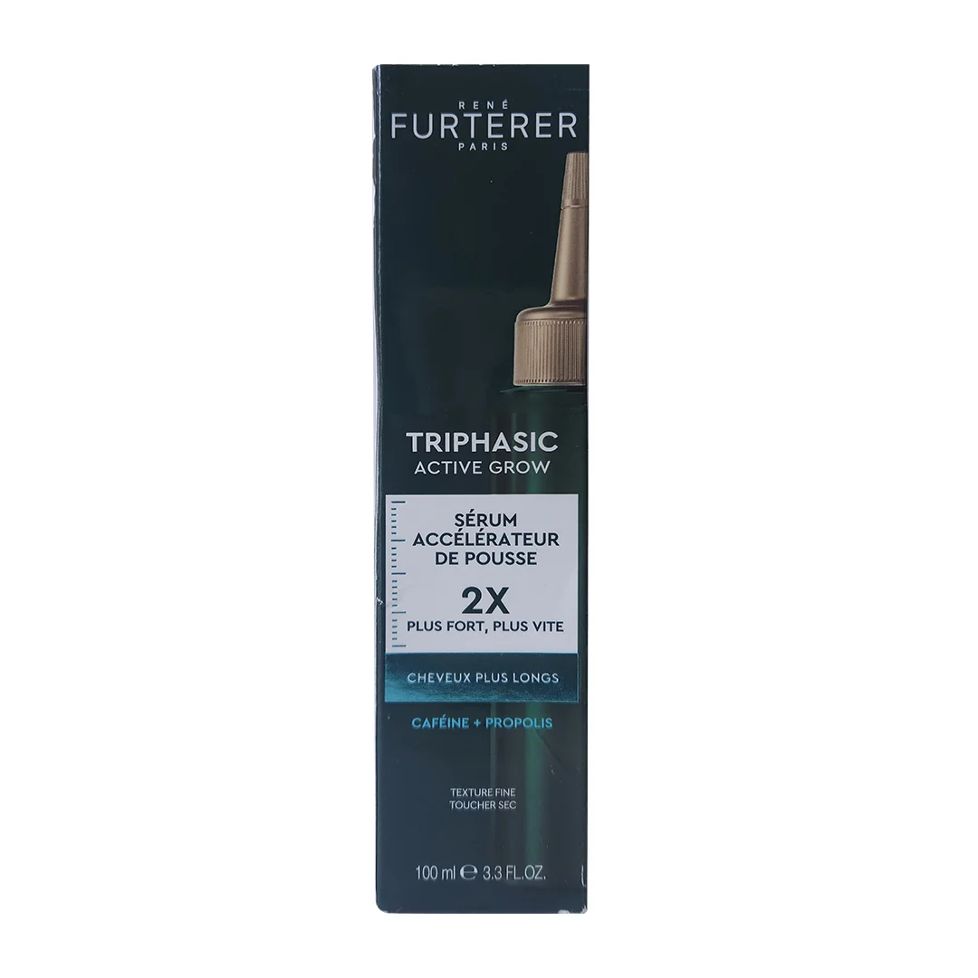 Ser accelerator de crestere a parului Triphasic Active Grow, 100ml, René Furterer