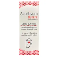 Spray auricular Acustivum pentru durere, 20ml, Zdrovit