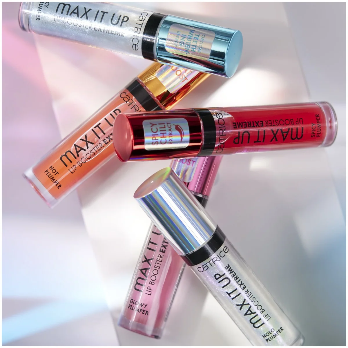 Luciu pentru buze Max It Up Lip Booster Extreme 030 - Ice Ice Baby, 4ml, Catrice