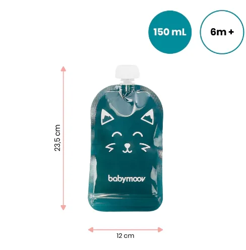 Set 20 pungi reutilizabile de hranire ISY, 1 bucata, Babymoov