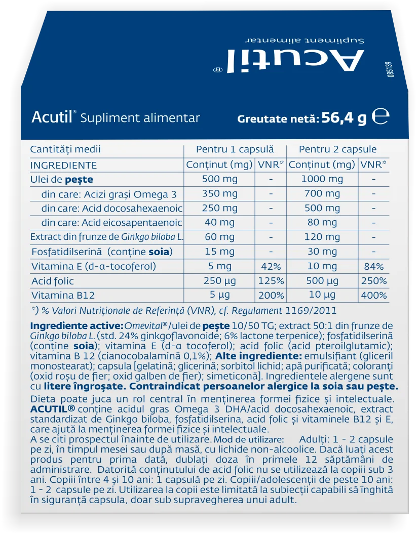 Acutil, 60 capsule, Angelini
