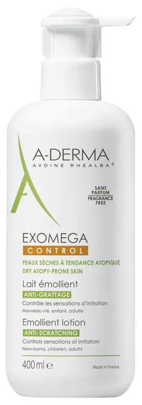 Lapte emolient Exomega Control, 400ml, A-Derma