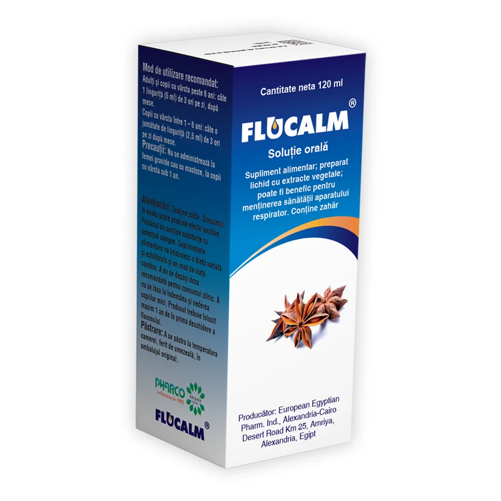 Flucalm sirop, 120ml, Pharco