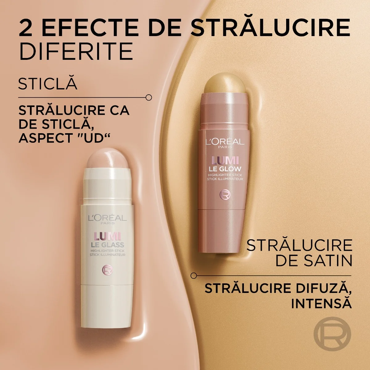 Baton iluminator multifunctional 610 Glass Pearl Eclat, 5g, L'Oreal Paris 