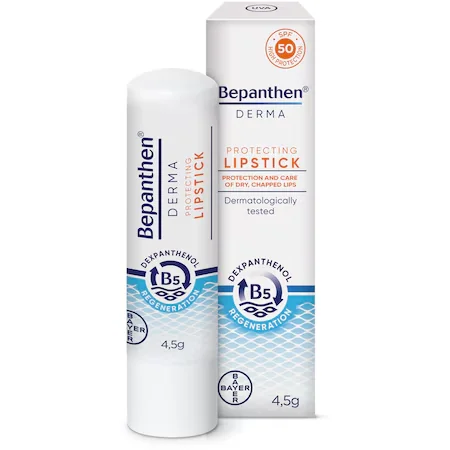 Balsam protector pentru buze cu SPF50 Bepanthen Derma, 4.5g, Bayer