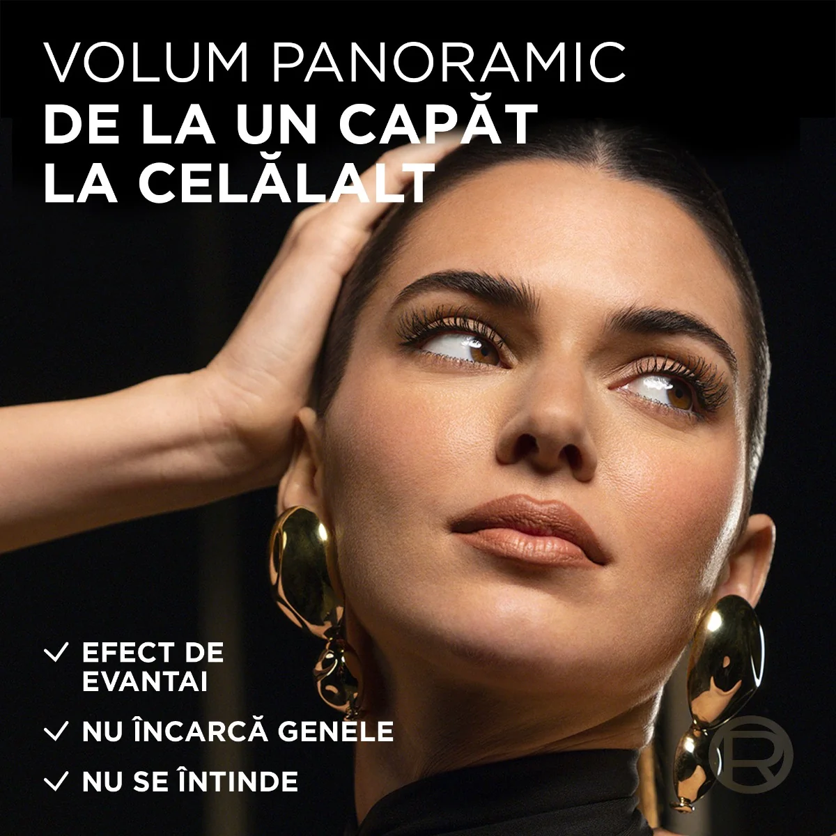 Mascara Panorama By Volume Million Lashes Brown, 9.9ml, L'Oreal Paris