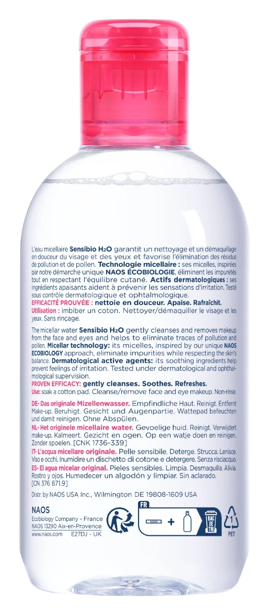 Solutie micelara Sensibio H2O, 250ml, Bioderma 