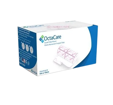 Banda adeziva suport elastic, 5m x 10cm, Octacare