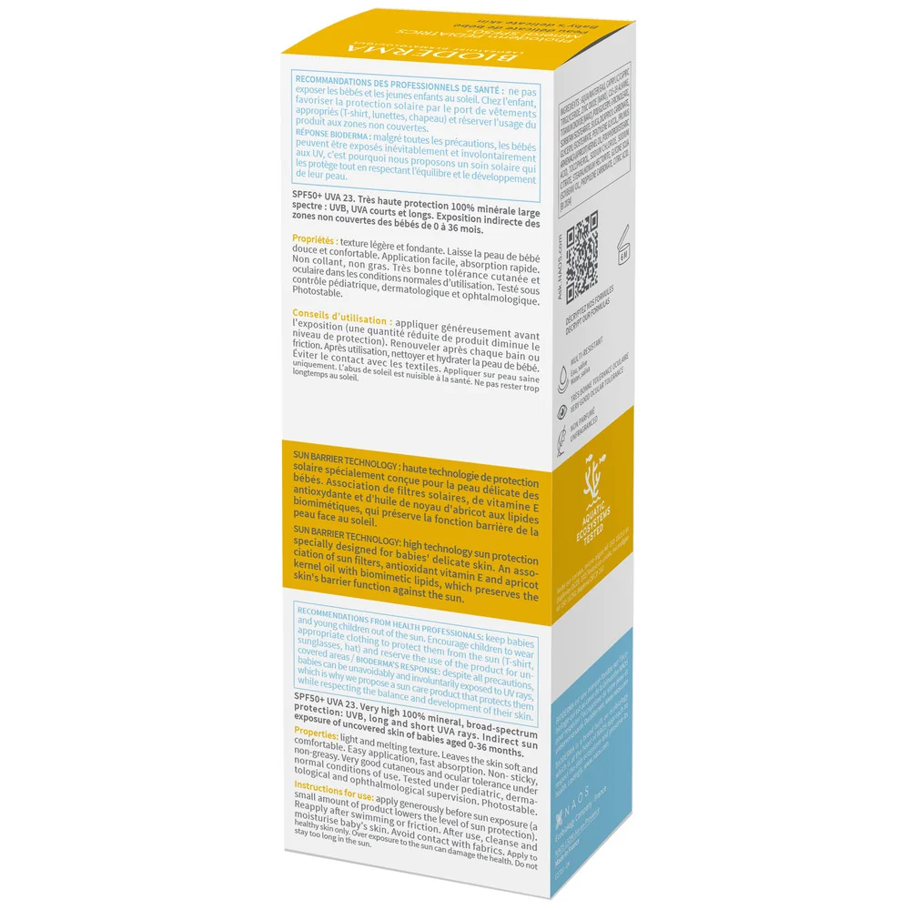 Fluid cu protectie solara SPF 50+ pentru copii Photoderm Pediatrics Mineral, 50g, Bioderma
