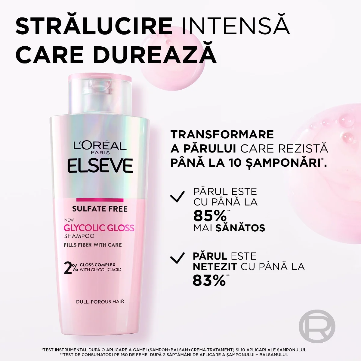 Sampon Glycolic Gloss, 200ml, Elseve