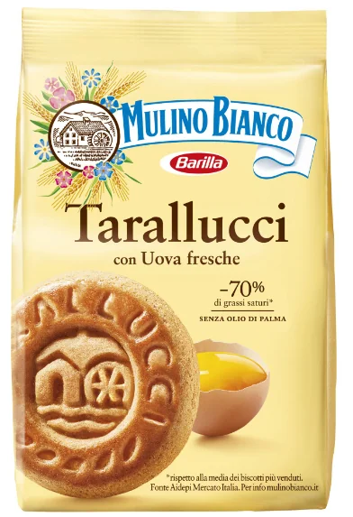 Biscuiti cu oua proaspete Tarallucci, 350g, Mulino Bianco