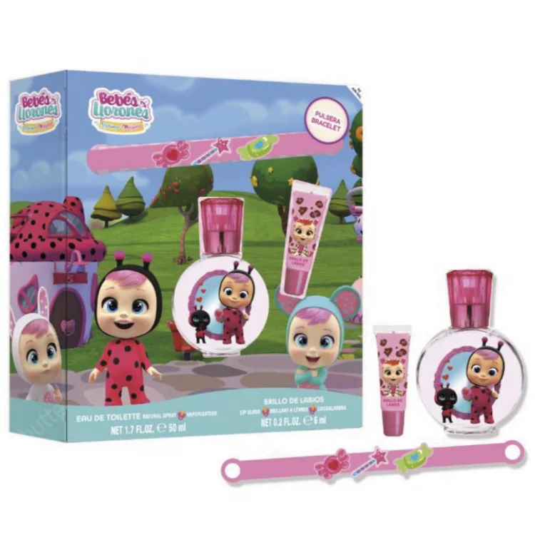 Set pentru fete parfum 30ml + bratara + stickere Cry Babies 7467, Airval
