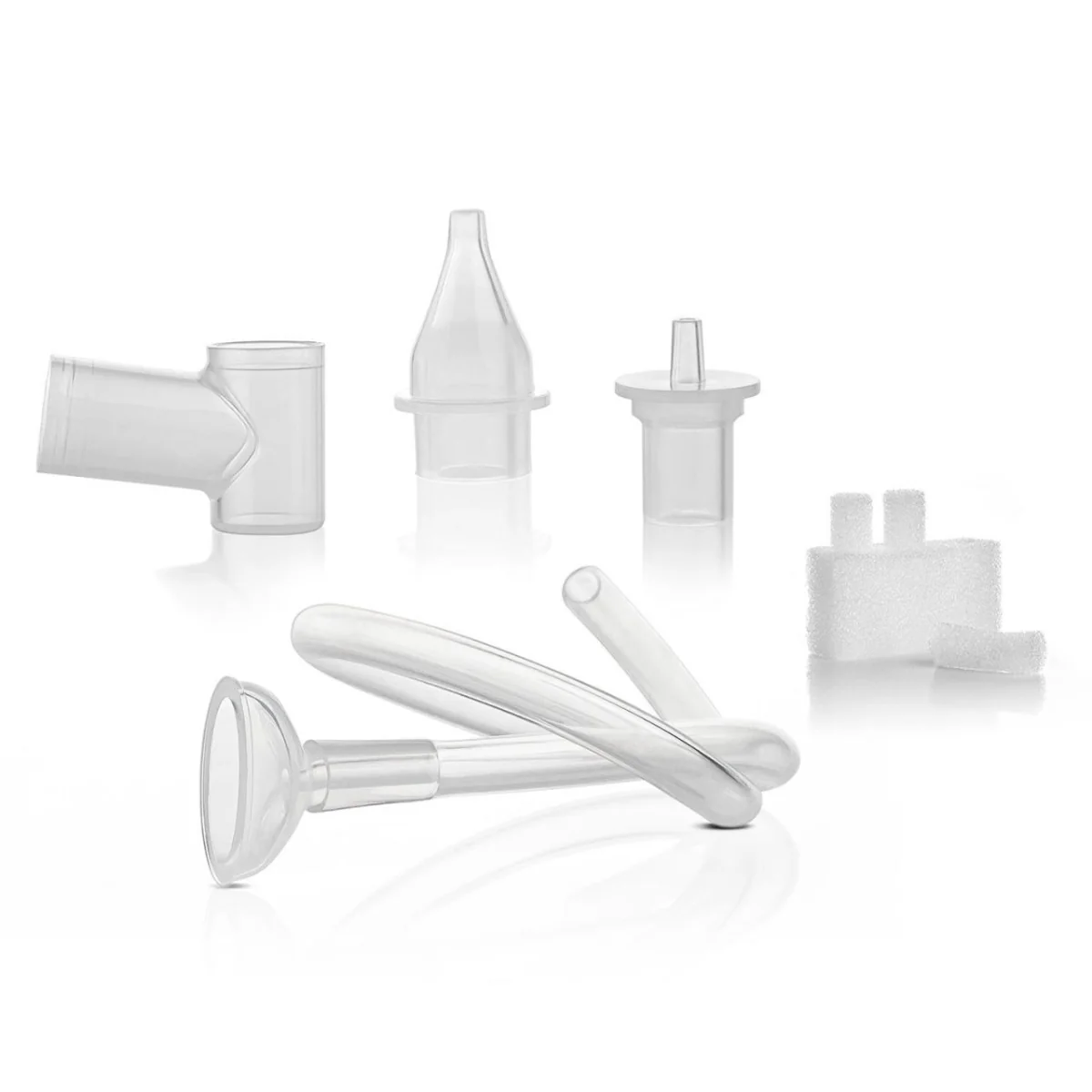 Aspirator nazal bebelusi cu aspirare bucala, cutie depozitare si 4 filtre 79139, 1 bucata, Reer