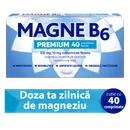 Magne B6 Premium 100mg / 10mg, 40 comprimate, Sanofi