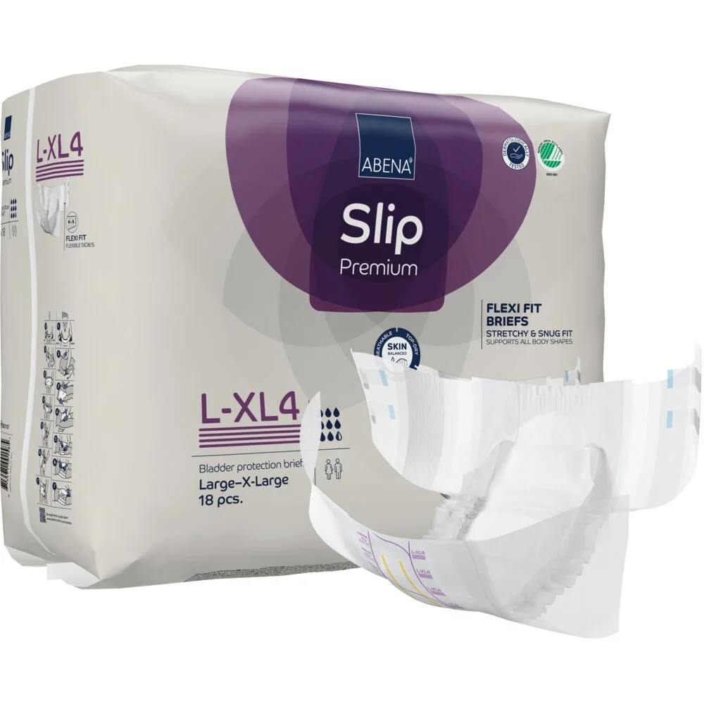 Scutece pentru adulti Premium Flexi Fit L-XL4 cu absorbtie 3800ml, 18 bucati, Abena