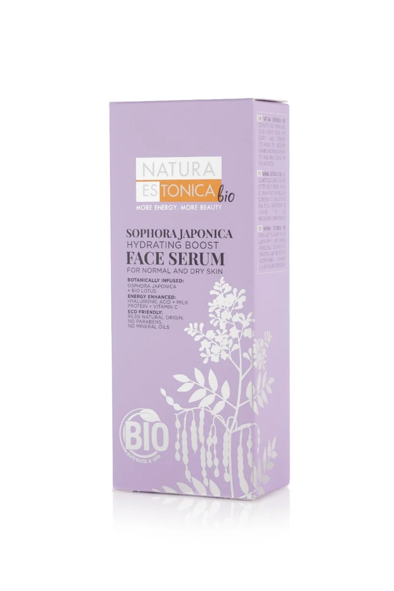Serum hidratant pentru ten normal sau uscat cu Sophora Japonica, 30ml, Natura Estonica