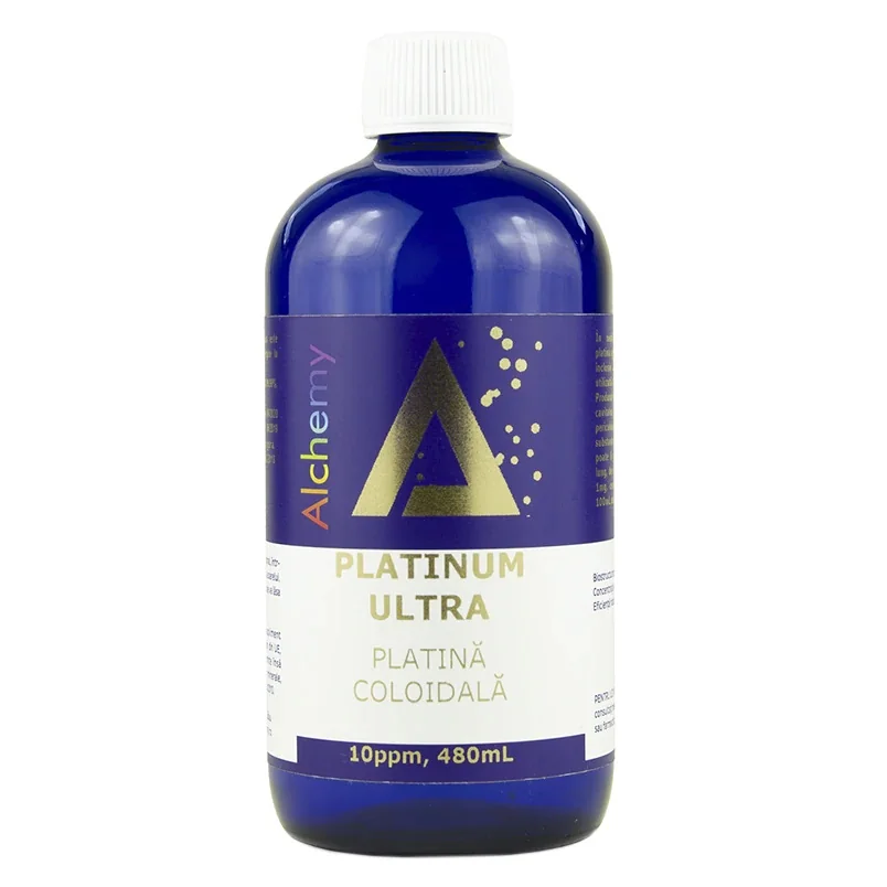 Platina coloidala Platinum Ultra 10 ppm, 480ml, Alchemy 