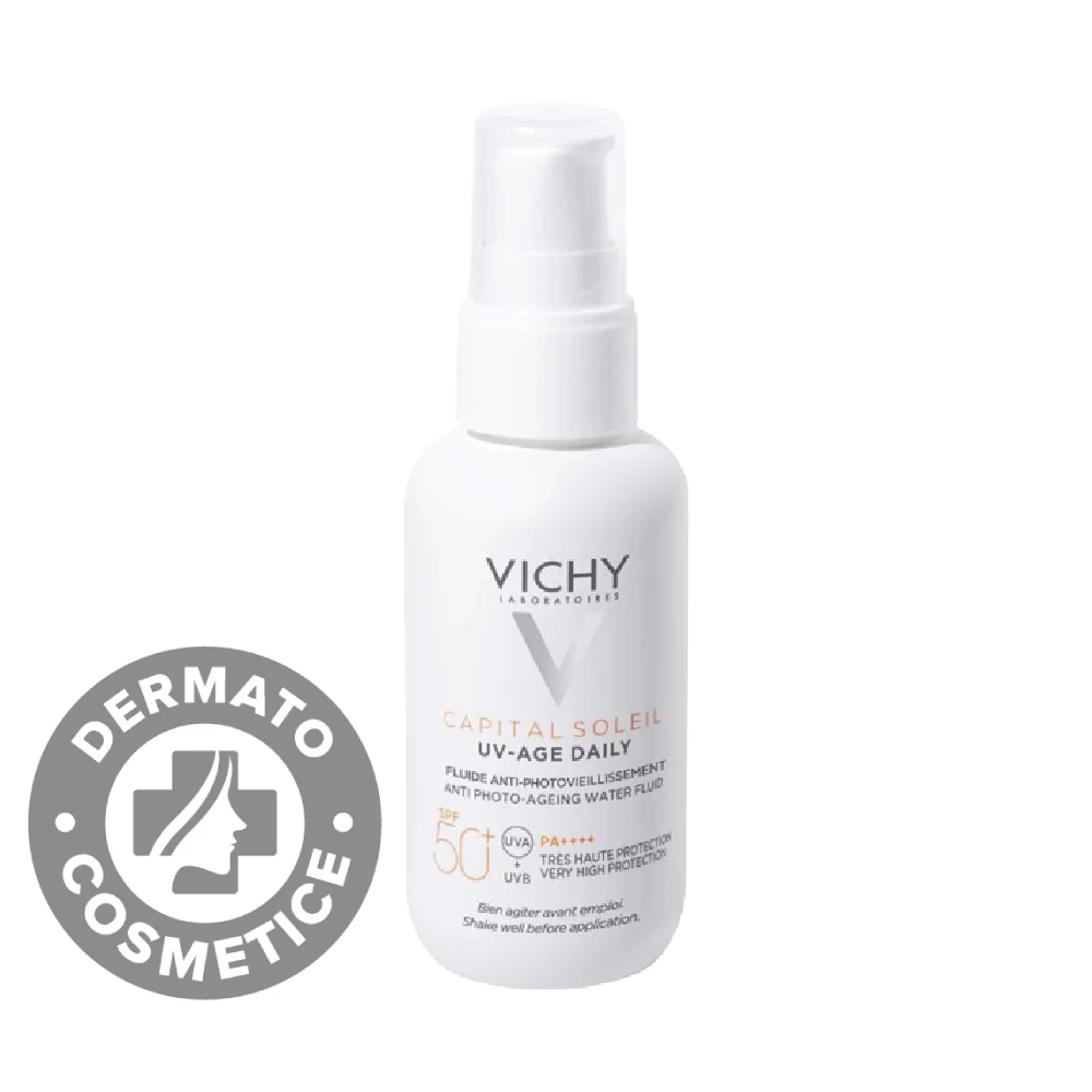 Fluid impotriva imbatranirii UV Age Capital Soleil SPF 50+, 40ml, Vichy