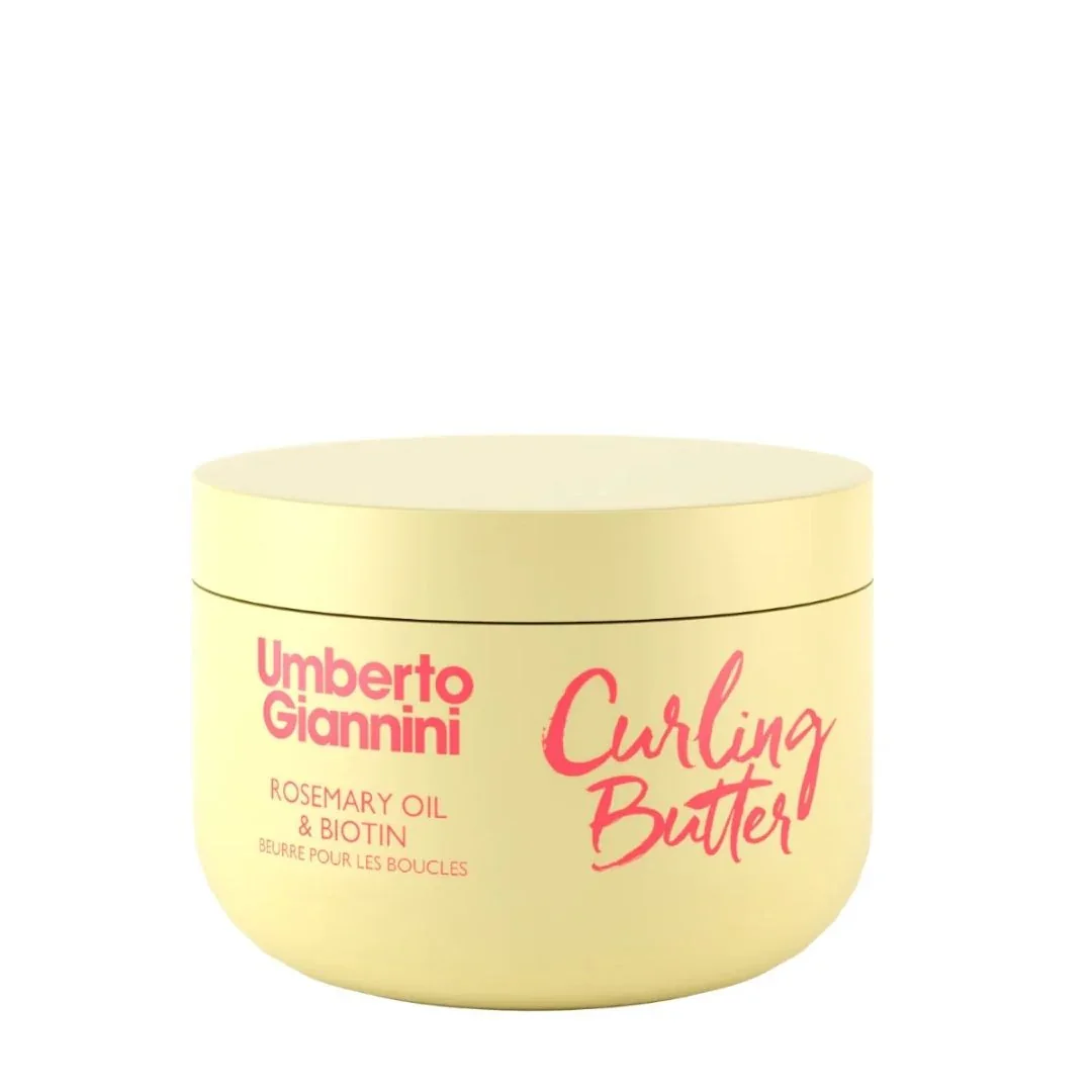 Unt pentru definirea buclelor cu ulei de Rozmarin si Biotina Curling Butter, 300ml, Umberto Giannini