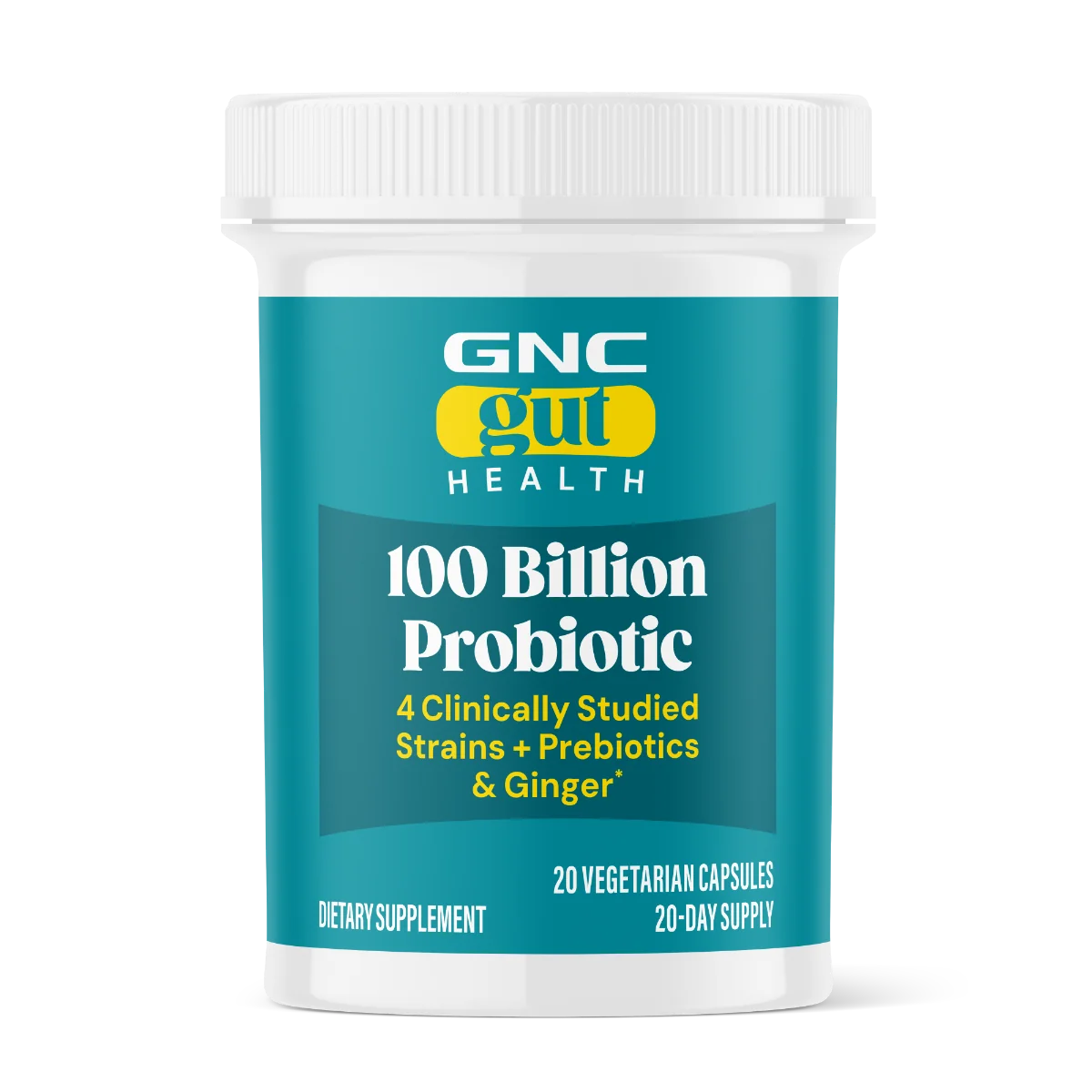 Probiotic Complex Extra Strenght 100 miliarde de culturi vii, 20 capsule, GNC