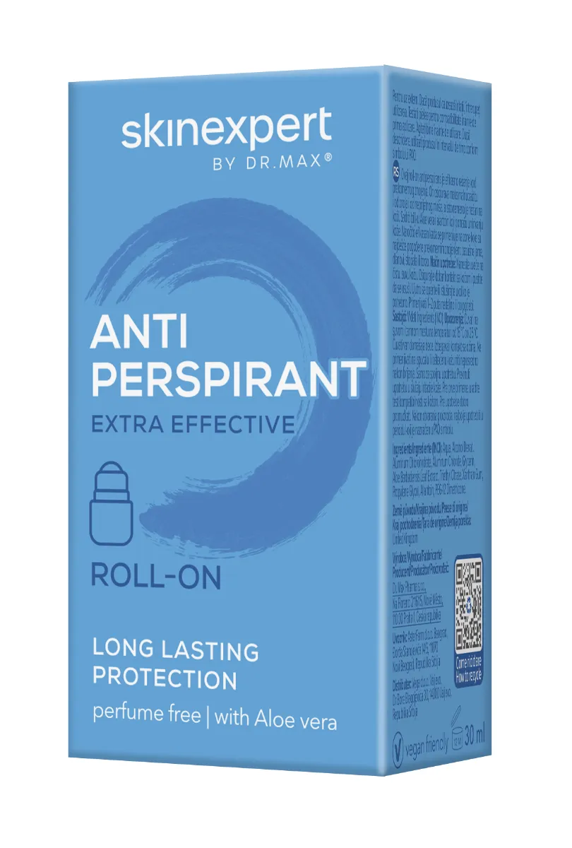 Skinexpert by Dr. Max® Antiperspirant Roll-on, 30ml 