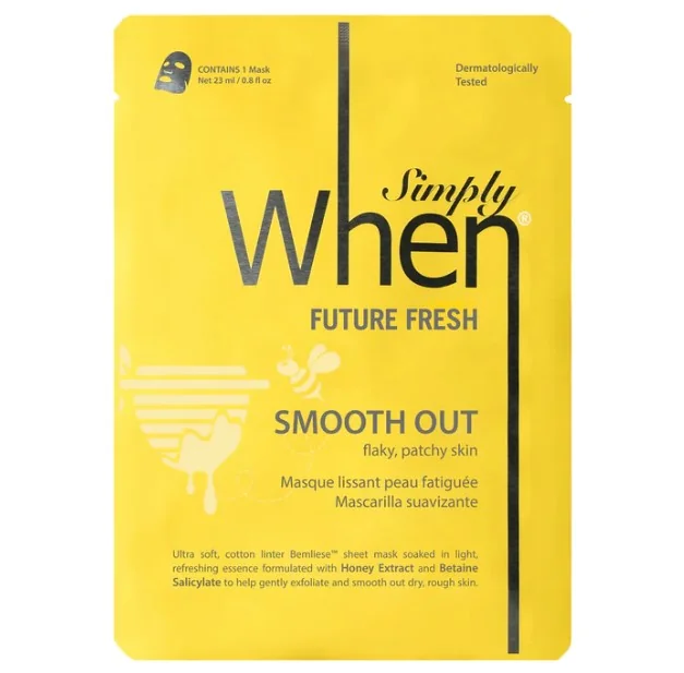 Masca faciala hidratanta pentru ten obosit cu miere si acid hialuronic Future Fresh, 23ml, When Beauty