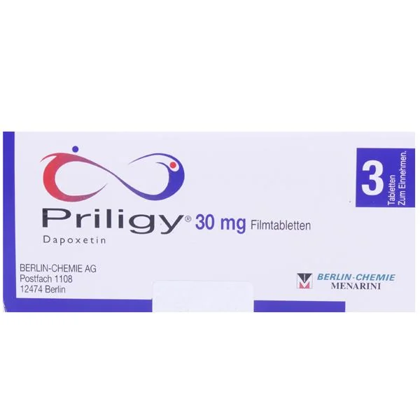 Priligy 30mg, 3 comprimate filmate, Berlin-Chemie