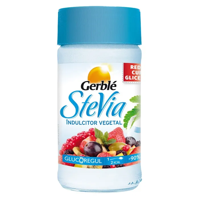 Indulcitor vegetal Stevia, 45g, Gerble Expert Dietetic