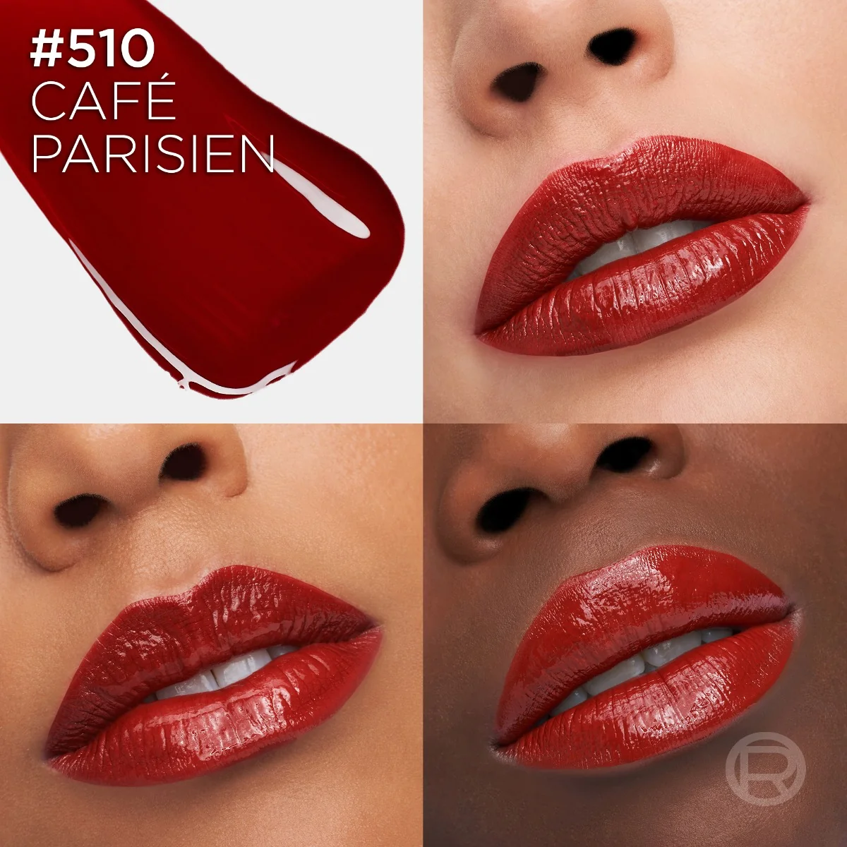 Ruj lichid cu stralucire de lac Infaillible Laque Resistance 510 Cafe Parisien, 4.3ml, L'Oreal Paris