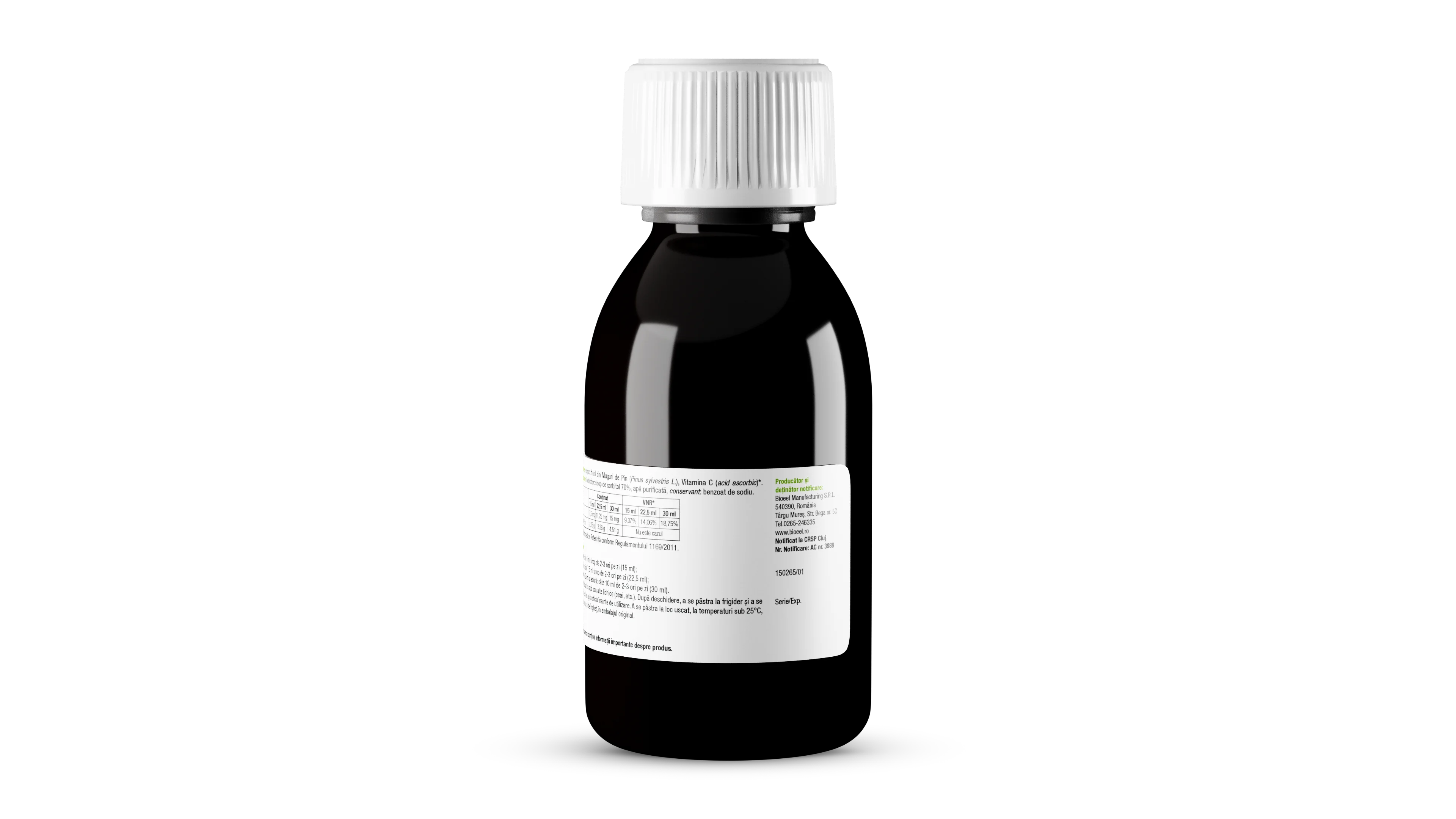 Sirop de Muguri de Pin, 120ml, Bioeel