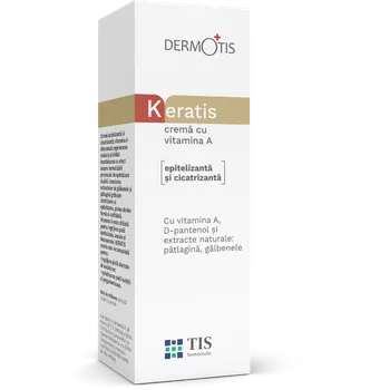 Crema cu vitamina A DermoTIS KeraTIS, 20ml, Tis Farmaceutic 