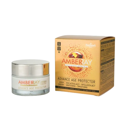 Crema iluminatoare si de netezire de zi Amberray SPF 30, 50ml, Farmona