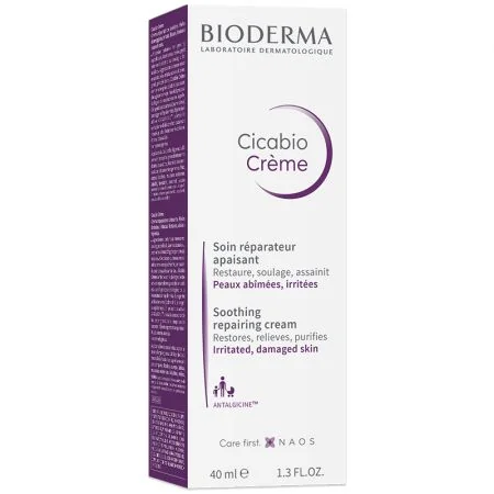 Crema hidratanta Cicabio Creme, 40ml, Bioderma