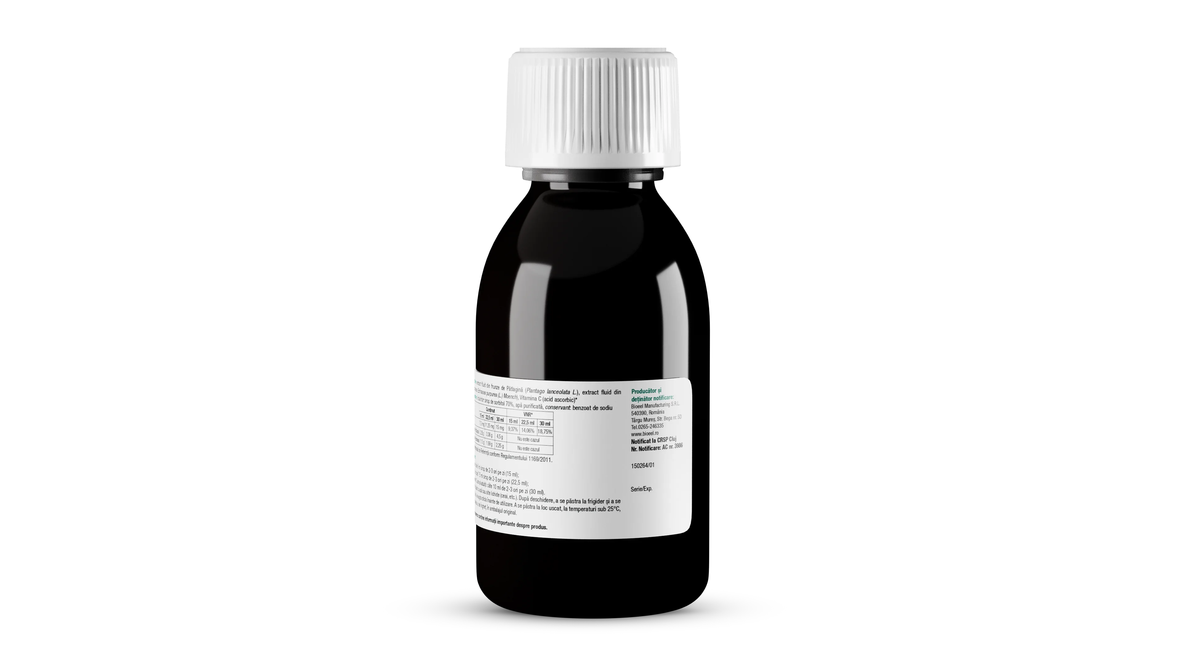 Sirop de patlagina si echinacea, 120ml, Bioeel