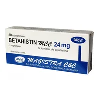 Betahistin MCC 24mg, 60 comprimate, Magistra