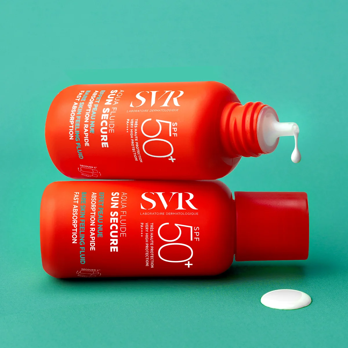 Fluid pentru ten cu protectie solara SPF50+ Sun Secure Aqua Fluid, 50ml, SVR