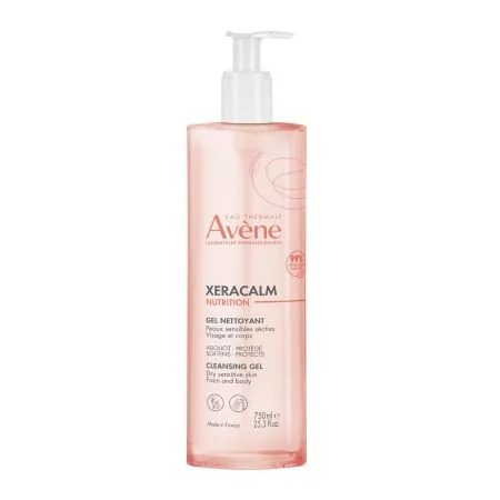 Gel de curatare pentru pielea sensibila Xeracalm Nutrition, 750ml, Avene