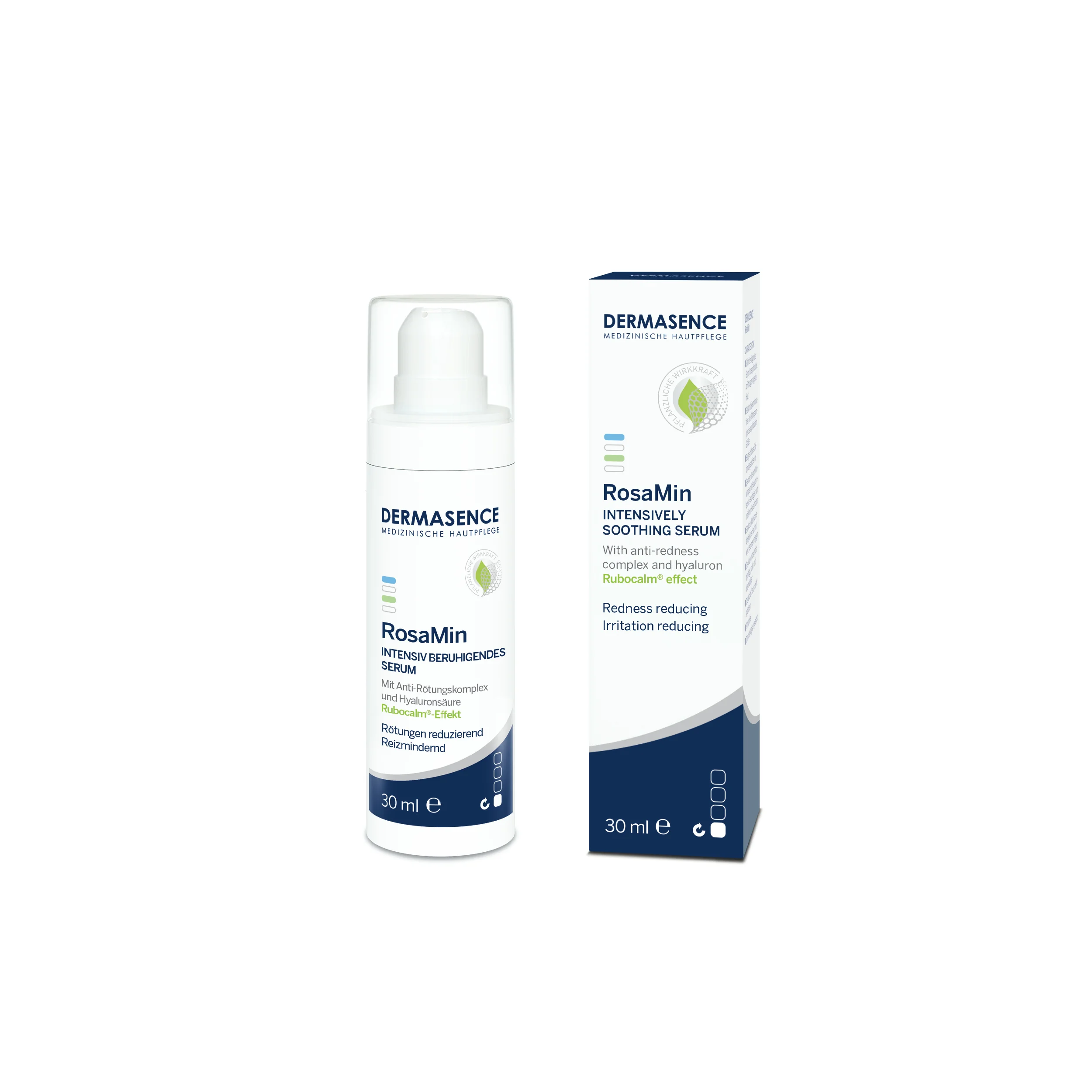 Ser intensiv calmant pentru ten sensibil RosaMin, 30ml, Dermasence